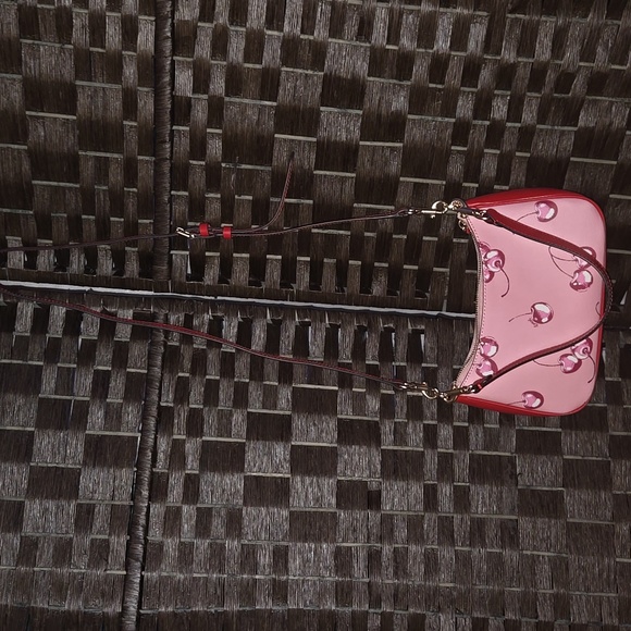 Cherry Pattern Pink Women's Bag - Picture 3 of 3